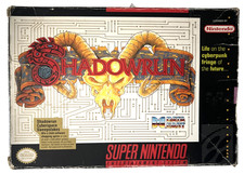 Shadowrun Super Nintendo SNES Item Box Only No Manual Authentic Tested