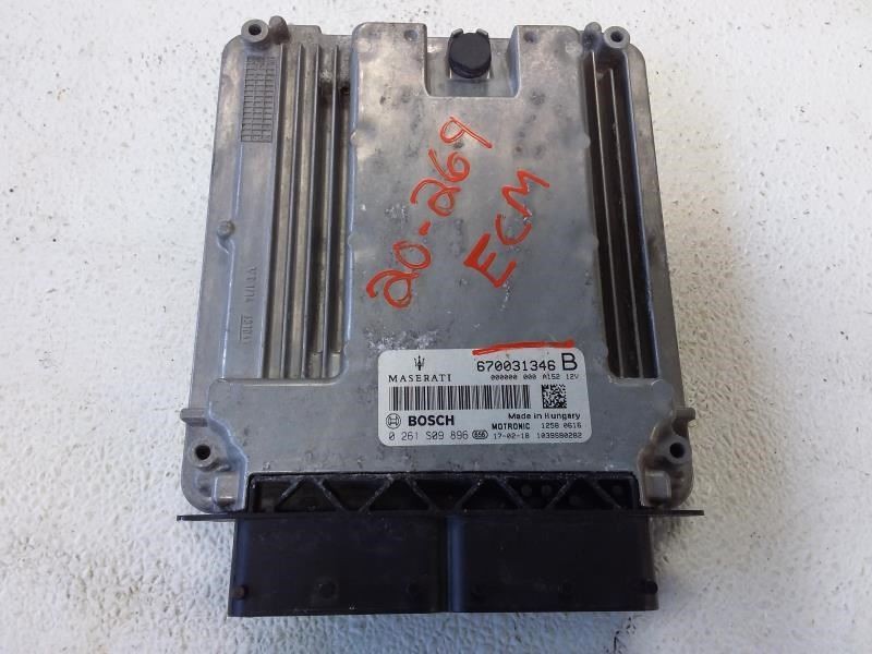 ECU ECM MASERATI LEVANTE   2017 Engine ECM 861233 ID # 670031346B 