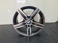 BMW 1 SERIES F20 2011-2019 7.5JX17" 5 SPOKE ALLOY WHEEL SILVER/BLACK 36116850151