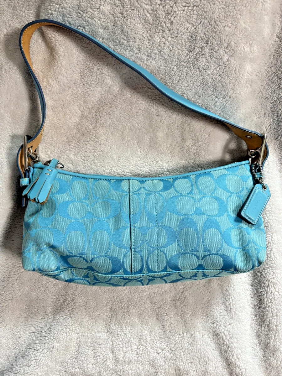 バッグ COACH Blue Suede Fringe Tassel Shoulder Coach Fringe Blue Bags & Handbags for Women for sale | eBay