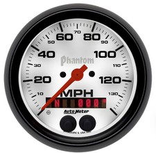 Autometer 5880 Phantom Speedometer 3-38 140 Mph Gps