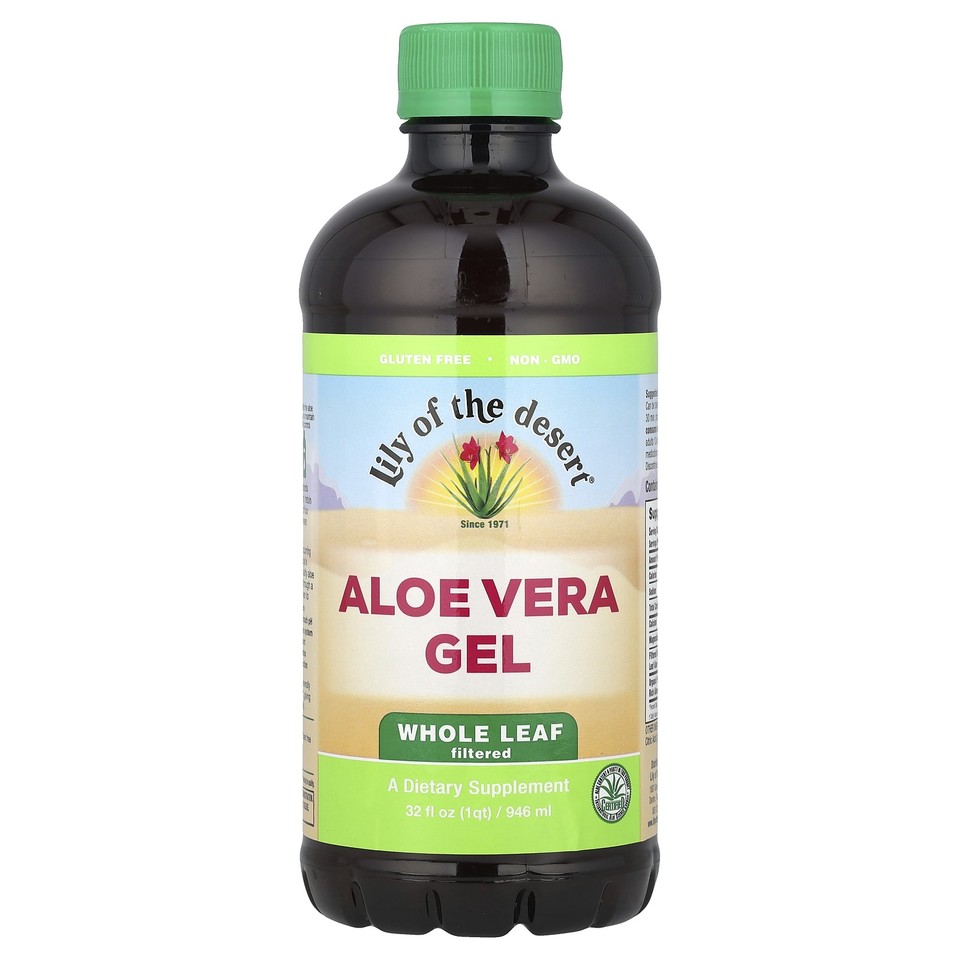 Lily of the Desert Aloe Vera Gel Whole Leaf 32 fl oz 946 ml Kosher