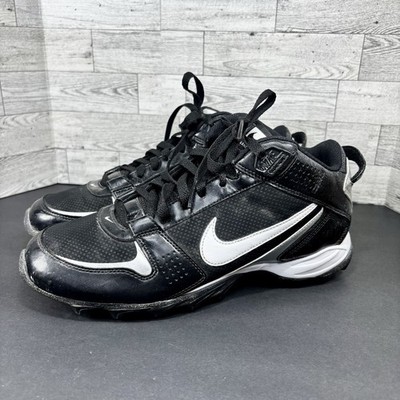 NIKE Land Shark Legacy Football Cleats Men s 10.5 Black Athletic Shoe 396232-011