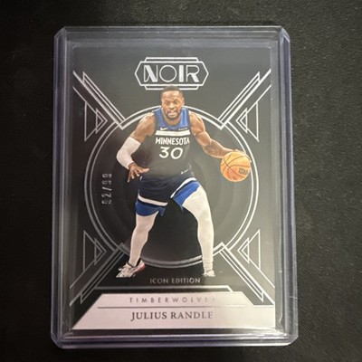 2024-25 Panini Noir No. 95 Julius Randle Silver Icon Edition SP /99 Timberwolves