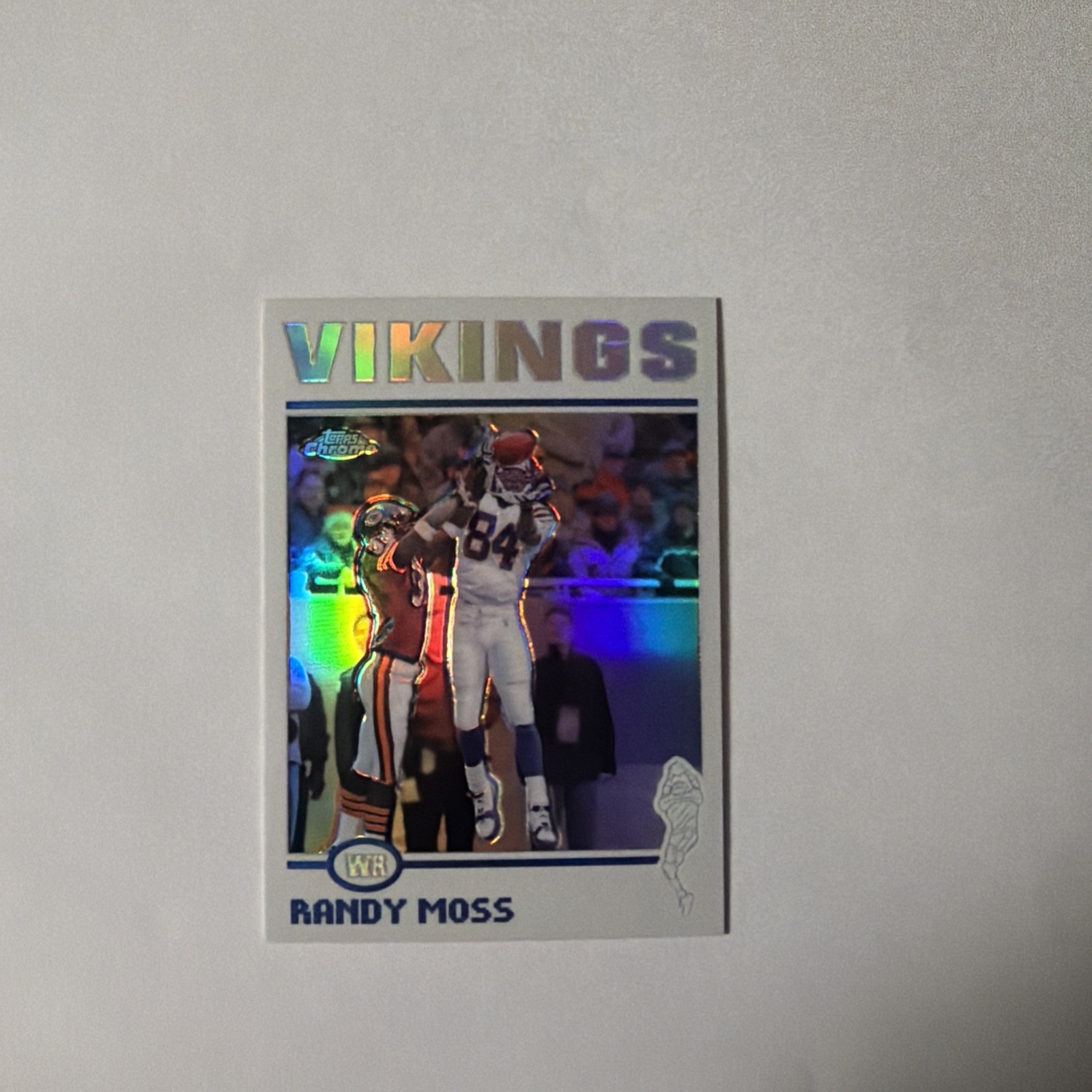2004 TOPPS CHROME REFRACTOR #65 RANDY MOSS HOF