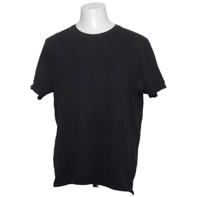 Uniqlo, T-shirt, Größe: XL, Schwarz, Baumwolle, Einfarbig, Herren #dAE