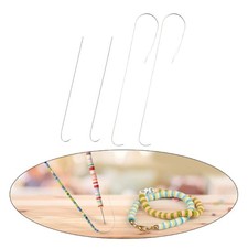 Stable Beading Enthusiasts Curved Needle with Convenient Threader for Designers