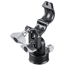 Leofoto HS-22 Tilt Adapter/Convertor with Panning Base for 22mm Tripod Center Co