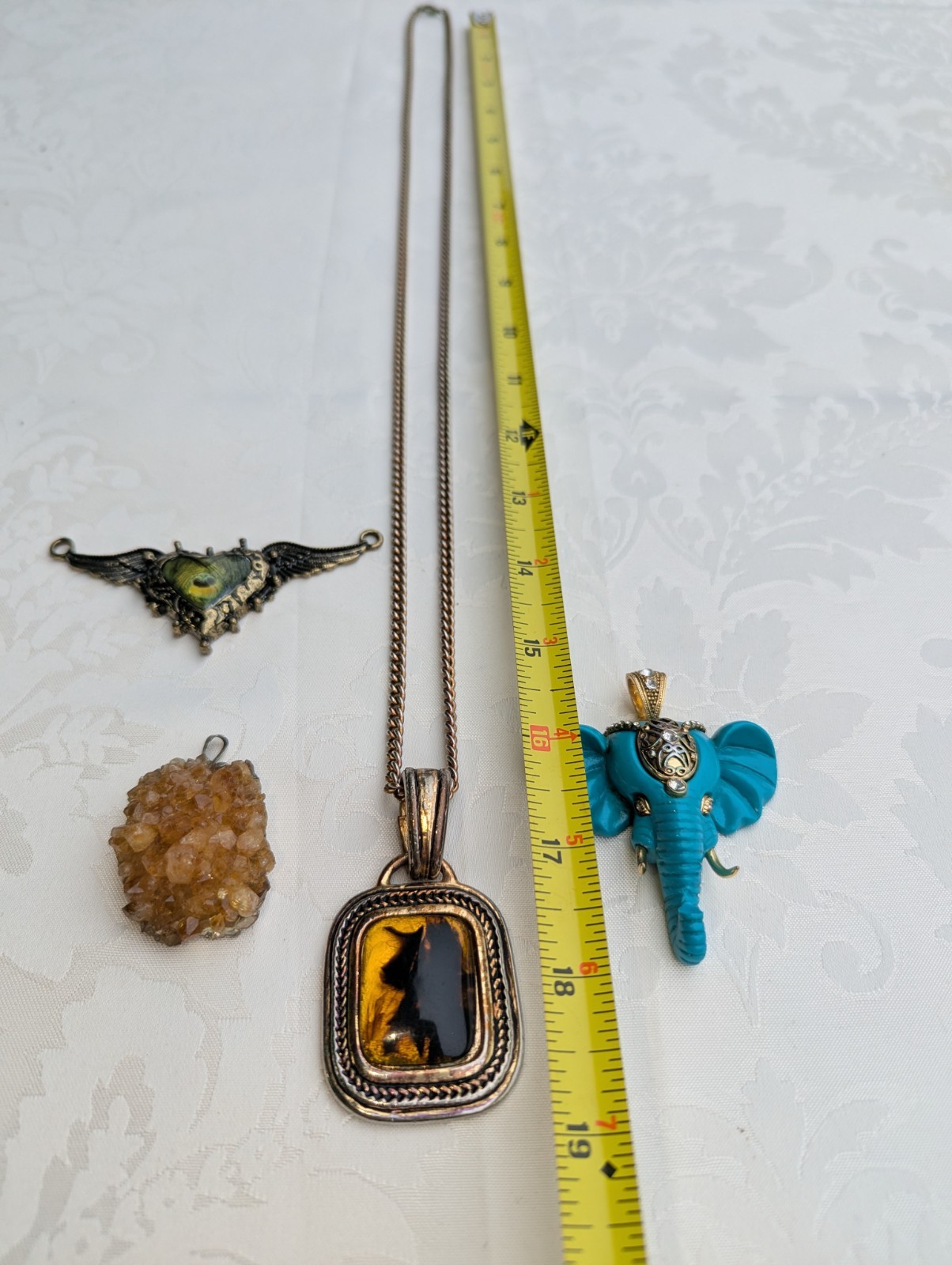 Necklace with Additional Interchangeable Pendants - image 2