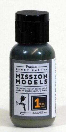 Mission Models MMP-031 Русская темно-зеленая акриловая краска 1 унция (30 мл)