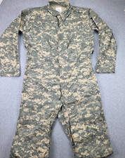 US Military Coveralls Mens Large Universal Camouflage Mechanic Type III