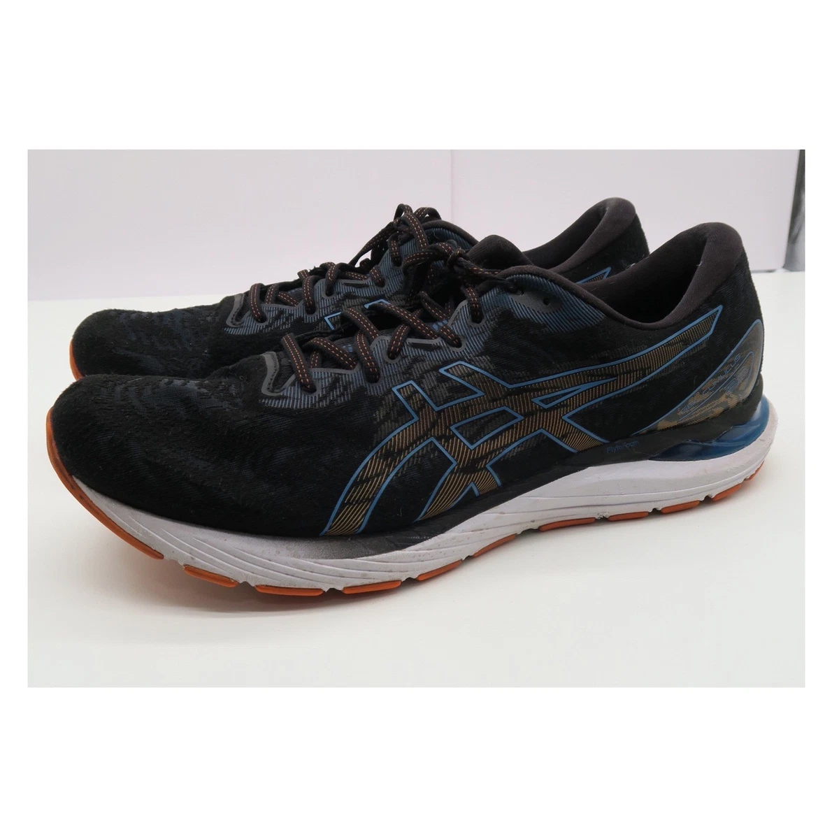 ASICS Gel Cumulus 23 Black White Running Shoes Men 12.5 Wide 2E Athletic Gel-Cumulus 27 main image 2