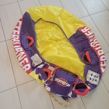 Sports Stuff Afterburner Snow Tube Cover 48" Yellow Snow With Tow Rope