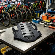 Motorcycle Back Protector Hard Shell Spine Guard Adjustable Straps for Skiing