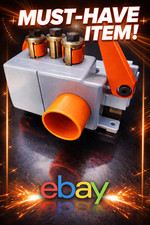 Blum Eco Drill Vacuum Adapter – 3D Printed Dust Collector for Hinge Jig – Orange