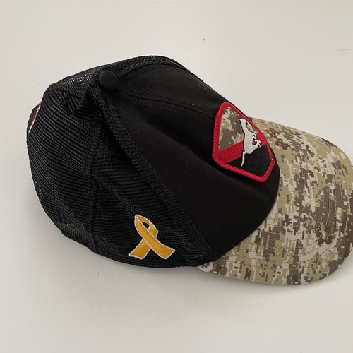 Rare Calgary CFL Hat New Era Trucker Cap Stampeders Rivalry Digi Camo Canada OFA - Picture 3 of 8
