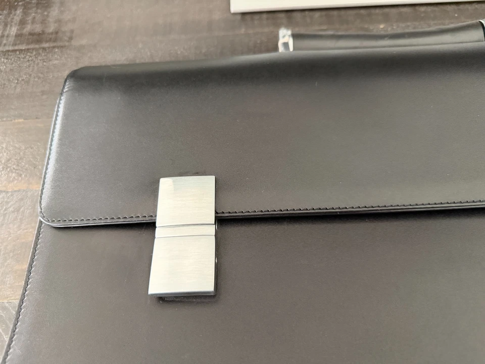 RARE Porsche Design Leather Brief Case Bag P'2000 Genuine Original - Image 4 of 4