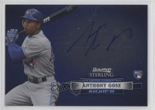 2012 Bowman Sterling Auto Rookie Anthony Gose #BSAR-AG Auto 1r22