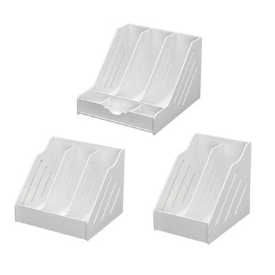 Multifunction Boodend Desk Organizers with Pen and Card Container for Office