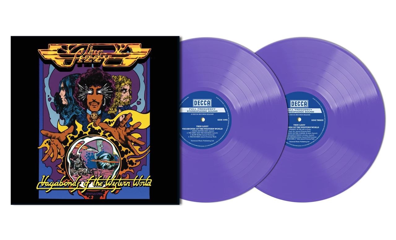 Thin Lizzy - Vagabonds of the Western World Purple 2LP Vinyl 12"" Album