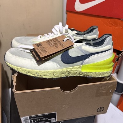 Nike Waffle One Crater Mens Shoes Size 11.5 Color: Lime Ice/Armory Navy/Volt