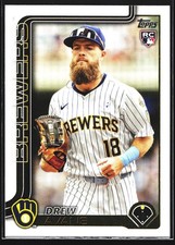 Drew Avans 2025 Topps Update Rookie RC Milwaukee Brewers #US92