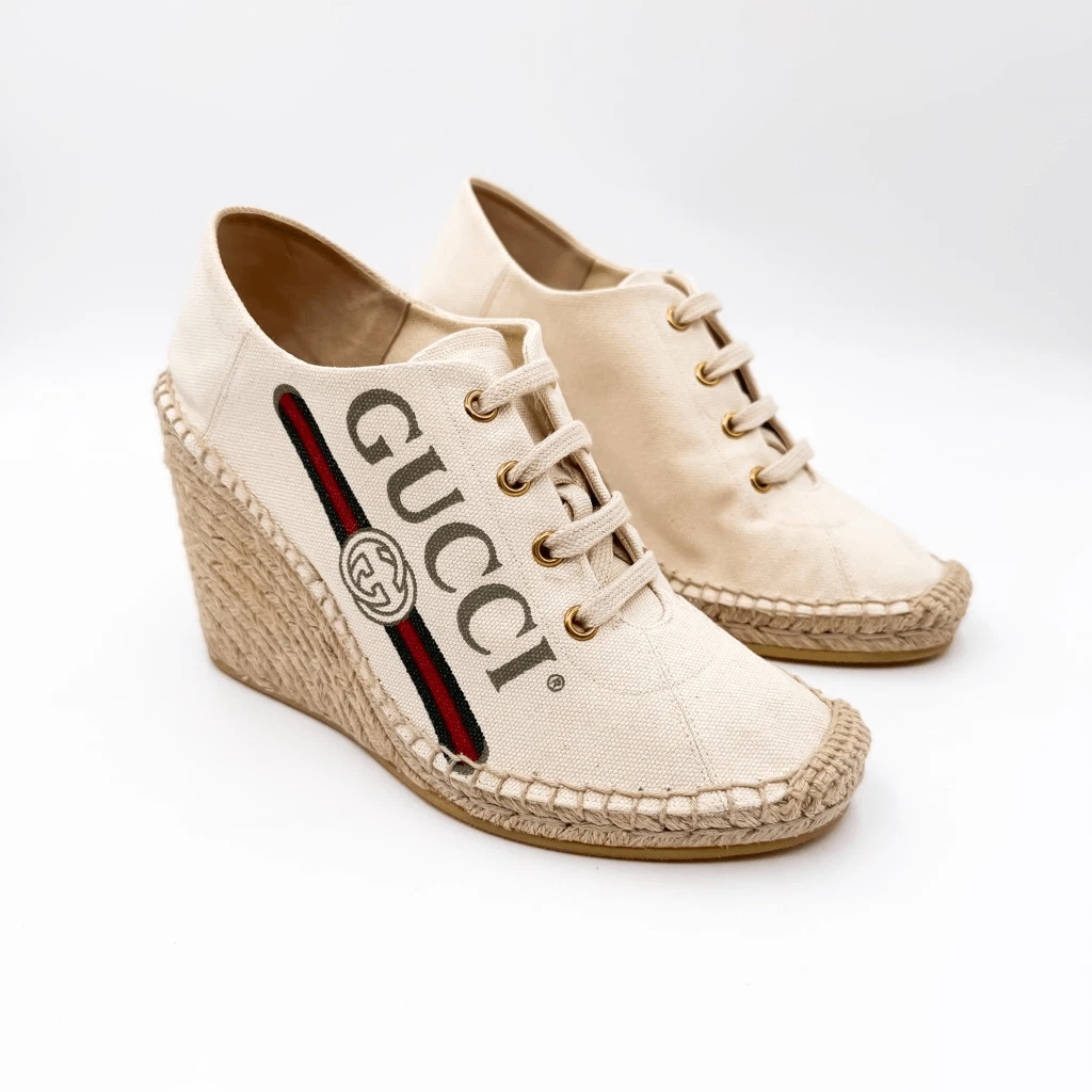Gucci Wedge Beige Heels for Women for sale | eBay display picture 3