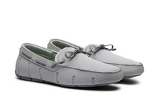 SWIMS Braided Lace Loafer Light Gray Mesh Comfort Men’s size 7 