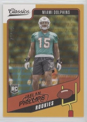 2021 Classics Rookies Timeless Tributes Gold 76/99 Jaelan Phillips Rookie RC 0c3
