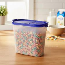 TUPPERWARE A63 EIDGENOSSE 1,7 L BLAU MIT DOPPEL-SCHÜTTKLAPPE