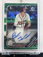 2019 Bowman Draft - Chrome Draft Pick Auto Braden Shewmake #CDA-BSH Green