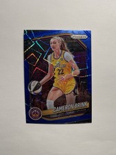 Cameron Brink 2025 Panini Prizm WNBA Blue Velocity Prizm Card #87