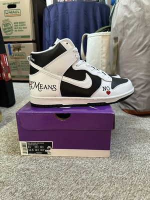 Size 11M/12.5W - Nike SB Dunk High Supreme By Any Means Black Sz 11 DN3741-002
