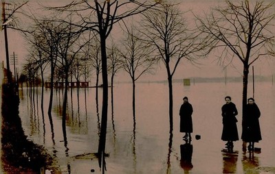 Vintage 1920 Wetzlar Germany Flood RPPC Postcard Oskar Barnack Leica