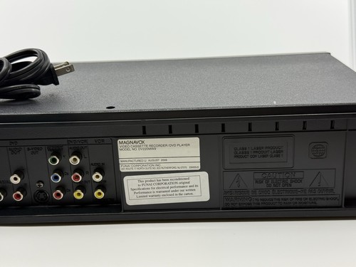 Lettore VCR/DVD Magnavox DV220MW9 con telecomando e cavi RCA testato e funzionante! - Foto 12 di 22
