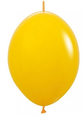 Sempertex Link o Loon 021 Fashion Honey Yellow Honiggelb 30cm 12 Inch Latex 50St