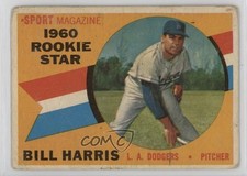 1960 Topps Sport Magazine 1960 Rookie Star Bill Harris #128 0z0n