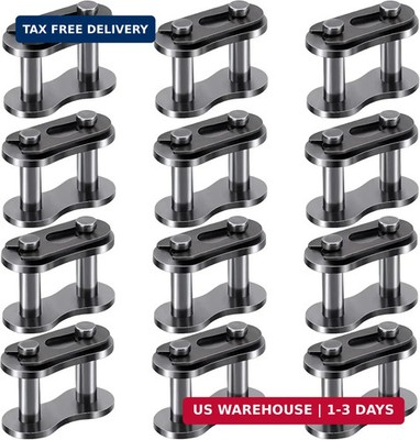 PAGOW 15pcs 40 Roller Chain Connecting Links, Master Connector Link, Heavy Duty