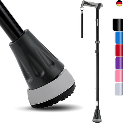 Rehand Alle Gelände Gehstock Faltbare Gehstock für Senioren & Erwachsene, D