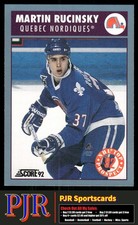 Martin Rucinsky 1992-93 Score Canadian #474 Quebec Nordiques