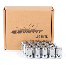 1/2X20 Lug Nuts 20Pcs, Chrome 1/2''-20 Closed End Bulge Acorn Lug Nuts, 1.38" Ta