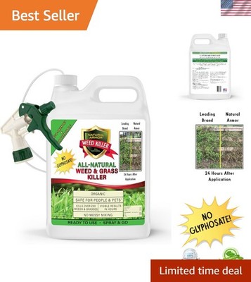 Weed and Grass Killer All-Natural Concentrated Formula. Contains No Glyphosat...