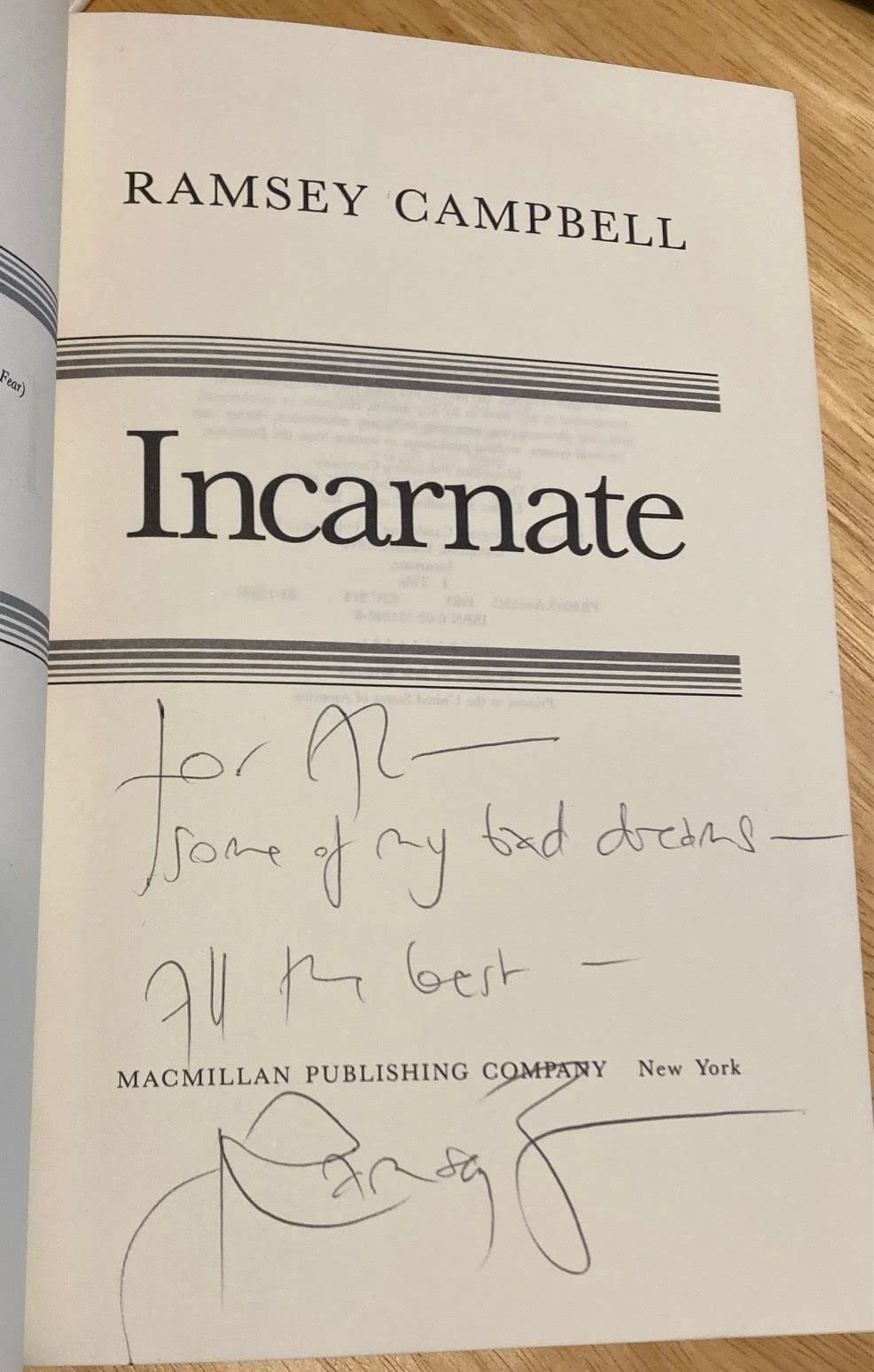 INCARNATE by Campbell