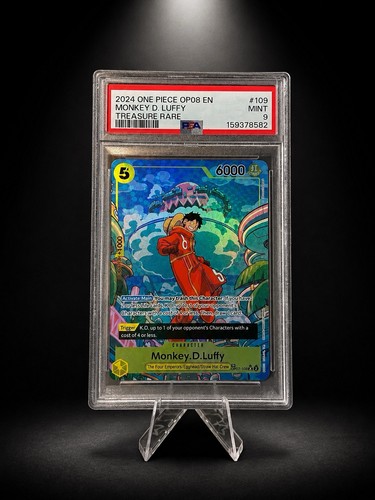 Monkey.D.Luffy (Treasure Rare) graded PSA 9 for sale on eBay