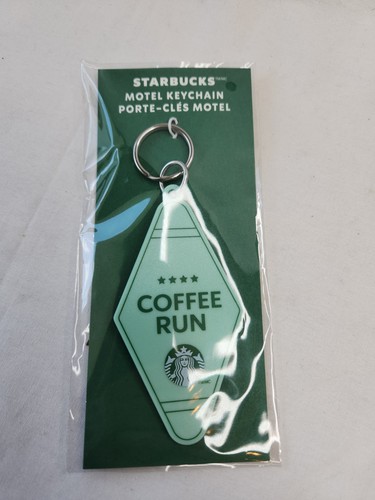 Starbucks Motel Porte-Cles Keychain "Coffee Run" Green