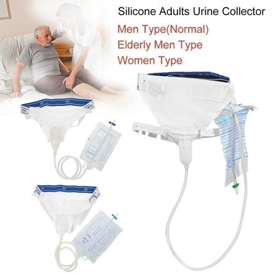 DE Spill Tragbarer Urinal Urinbeutel Collector 2000ml für Männer Frauen    HOT