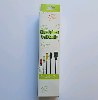 Yobo Xbox Deluxe S-AV Cable RCA for Original Microsoft Xbox XB-7149 | New