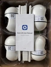 QTY. 4 1080P  Security Camera 360 View Pan/Tilt Colour Night Vision 2.4GHz WiFi