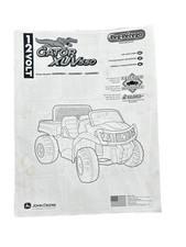 Peg Perego John Deere Gator XUV 550 Manual Toy Kids Ride-On