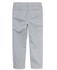 FIN GRAY - THE CHILDREN'S PLACE BOYS UNIFORM STRETCH RELAXED CHINO PANTS